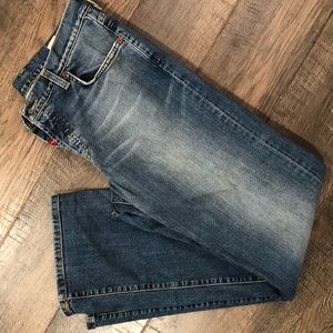 Lucky brand jeans, straight leg, size 14, cute!